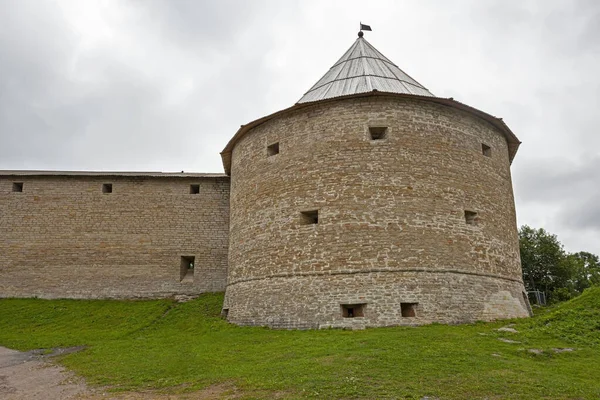 Ρωσία Staraya Ladoga Ιουλίου 2013 Πέτρινο Φρούριο Staraya Ladoga — Φωτογραφία Αρχείου