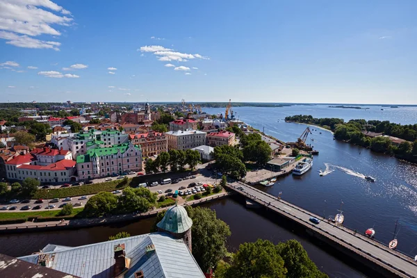 Russia Vyborg July 2013 View City — Stock Photo, Image
