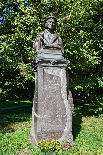 Rusia Vyborg Julio 2013 Memorial Mikael Agricola — Foto de Stock