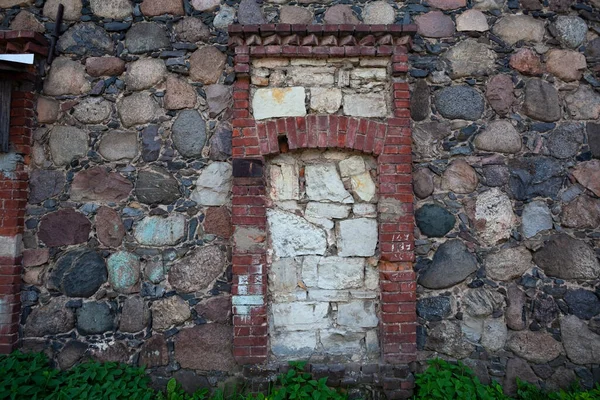 Bricked Door Old Stone House — Stock Photo, Image