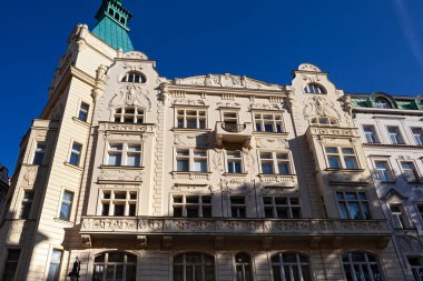 Çek Cumhuriyeti, Prag - 4 Temmuz 2013: Prag 'ın eşsiz ve sofistike mimarisi 