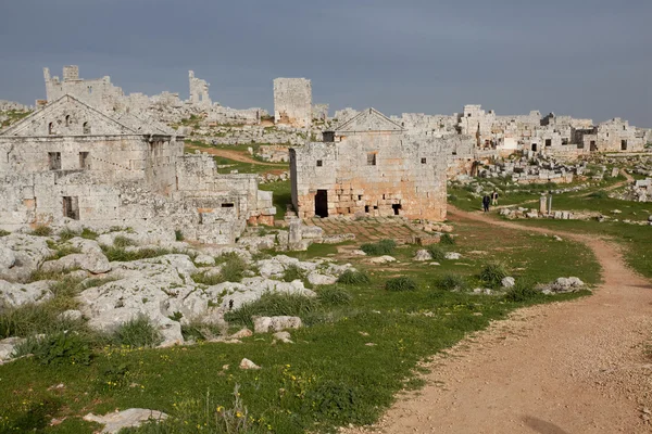 Ciudad muerta de Serjilla. Siria — Foto de Stock