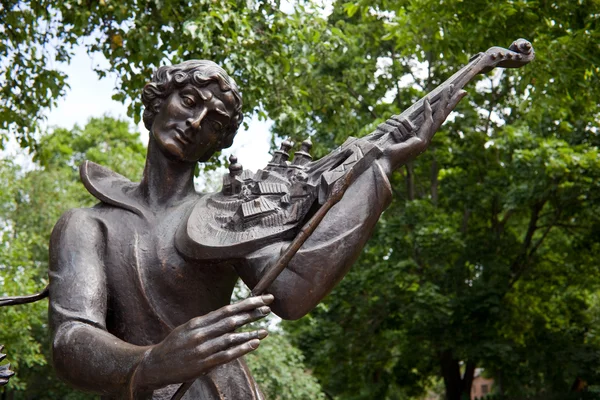 Monumento al pittore Marc Chagall (frammento), Vitebsk, Bielorussia . — Foto Stock