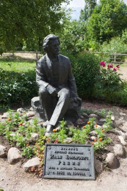 Ressam Ilya yer alan Repin onun Estate 