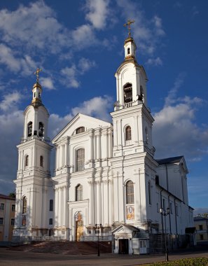 Vitebsk katedralde varsayım (Uspensky). Belarus.