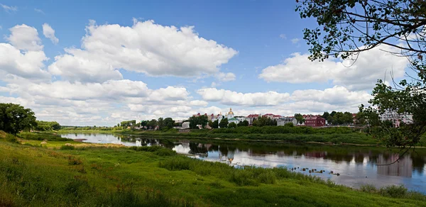 Weergave van Polotsk. Vitebsk regio. Wit-Rusland — Stockfoto