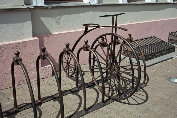 Dekoratif Bisiklet Minsk, Beyaz Rusya ortasına park