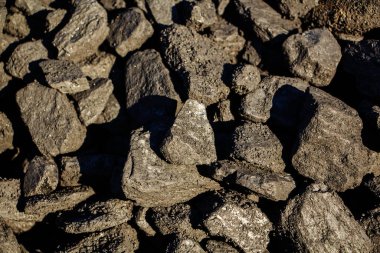 Soluk siyah kömür, yakın çekim, ısıtma mevsimi, kömür endüstrisi