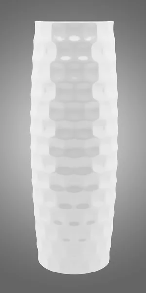 Vase aus Keramik auf grauem Hintergrund isoliert — 图库照片
