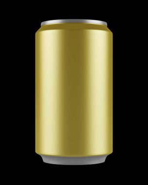 Sarı bira olabilir izole üzerinde siyah arka plan