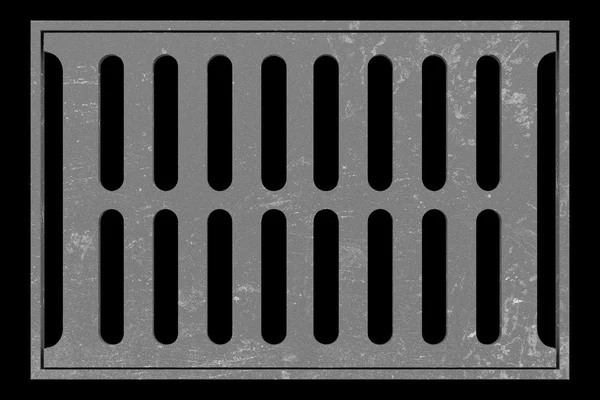 Канализационная сеть изолирована на черном фоне. 3d иллюстрация — стоковое фото