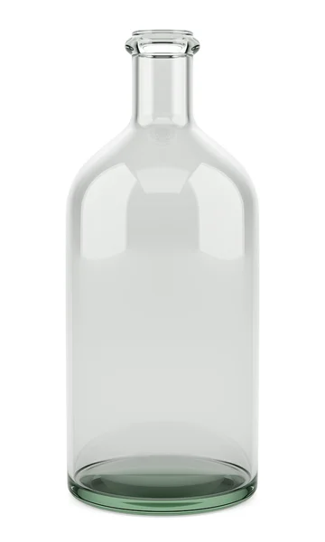 Empty bottle isolated on white background. 3d illustration — Stock Photo, Image