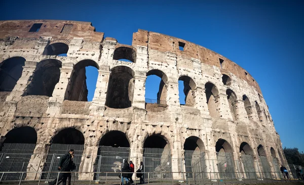 Rome, Italië - 1 januari: Colosseum, één van de beroemdste landm — Stockfoto