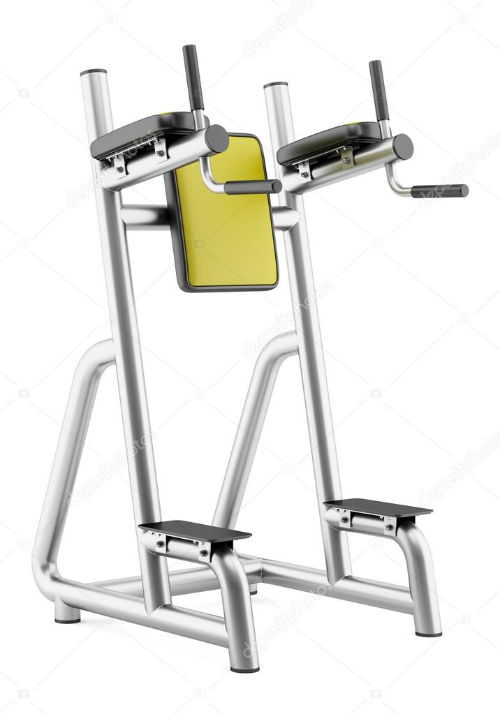 Silla romana gimnasio aislado sobre fondo blanco fotografía de stock