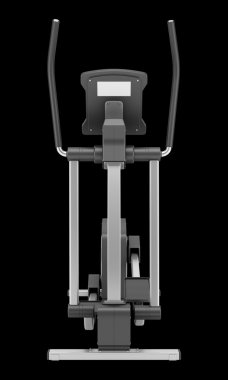 siyah arka plan üzerine izole eliptik çapraz eğitmen