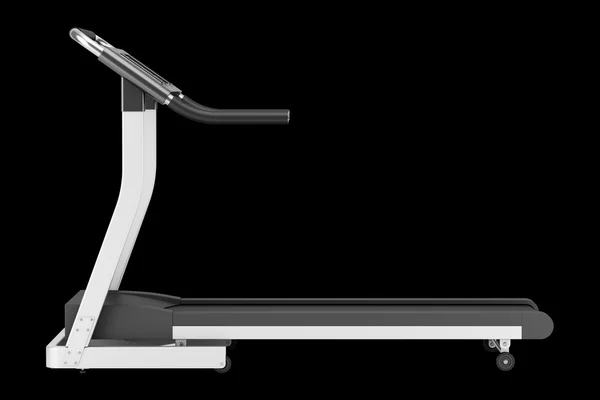 Treadmill isolated on black background — Stock Photo, Image
