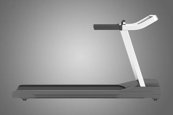 Treadmill isolated on gray background — Stock Photo, Image