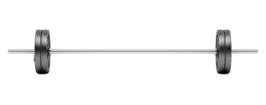 Beyaz arka plan üzerinde izole halter