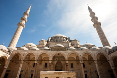 Süleymaniye Cami avlusu