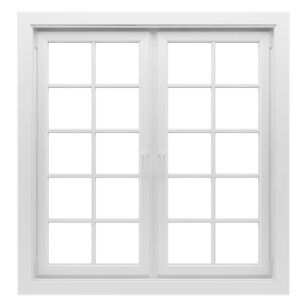 Ventana aislada sobre fondo blanco — Foto de Stock