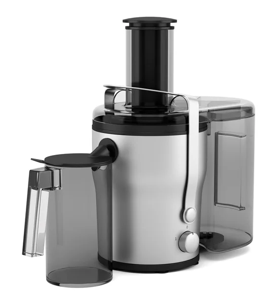 Elektrische juicer geïsoleerd op witte achtergrond — Stockfoto