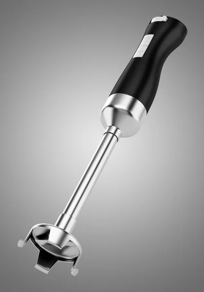 Immersion blender isolated on gray background — Stock Photo, Image