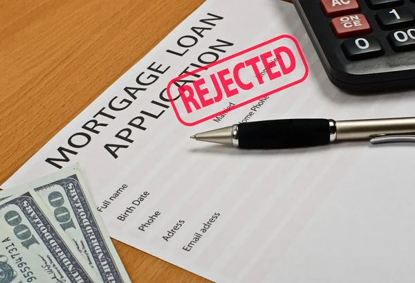 The application form for a mortgage loan — Stock Photo, Image