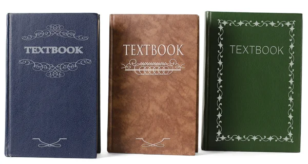 Three textbooks — Stock Photo, Image