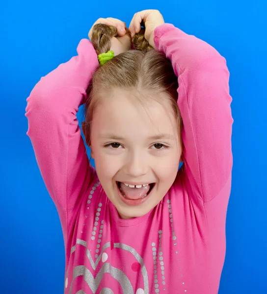 Young cheerful girl — Stock Photo, Image