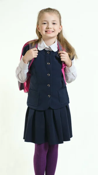Dziewczyna w mundurek szkolny — Zdjęcie stockowe
