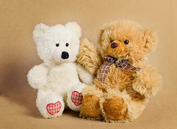 Két medve - játékok — Stock Fotó