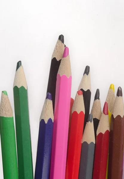 Kleurpotloden voor tekening — Stockfoto