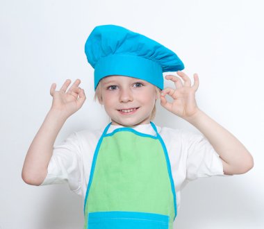Şef aşçı olarak çocuk