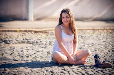 genç çok kültürlü kadın açık