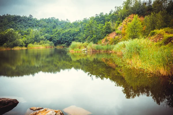 Scena Immagini Sul Lago — Foto Stock