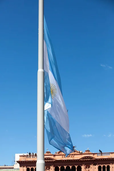 Буэнос Айрес Аргентина Ноября 2020 Года Аргентинский Флаг День Прощания — стоковое фото