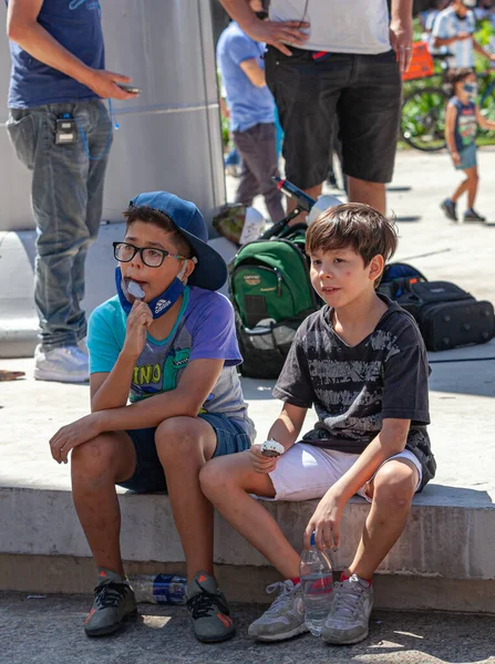 Buenos Aires Argentina November 2020 Children Presidential Palace Day Farewell — Stock Photo, Image