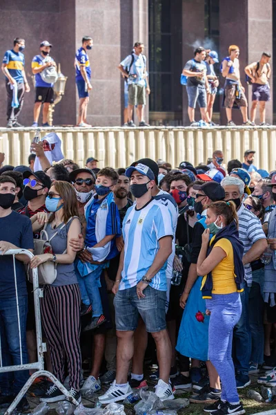 Buenos Aires Argentina Noviembre 2020 Despedida Diego Maradona Cerca Del — Foto de Stock