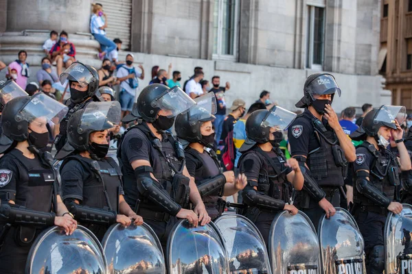 Buenos Aires Argentina Noviembre 2020 Policía Nacional Militar Naval Militar Imágenes de stock libres de derechos