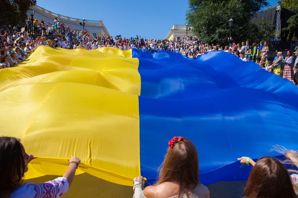 Національний день прапора, Одеса — стокове фото