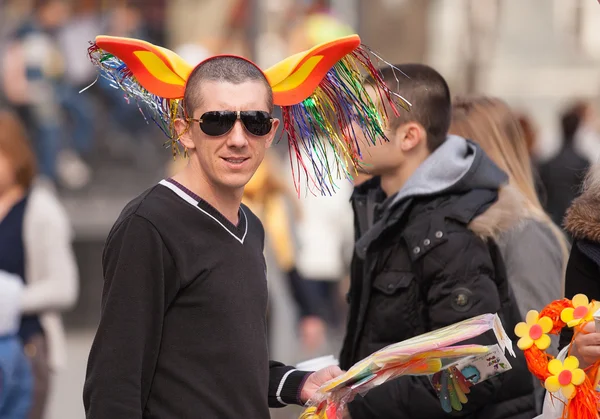 Deltagarna i festivalen Humorina, Odessa — Stockfoto