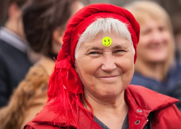 Participante do festival Humorina, Odessa — Fotografia de Stock