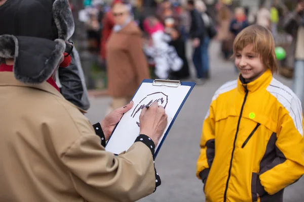 Deelnemers aan festival Humorina, Odessa — Stockfoto