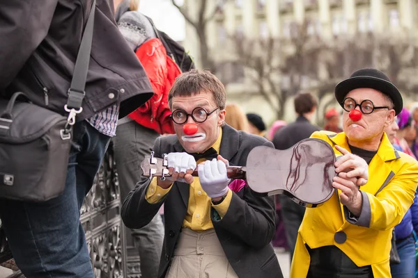 Deltagarna i festivalen Humorina, Odessa — Stockfoto