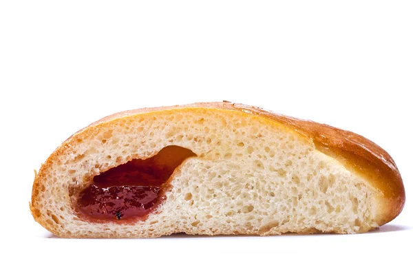 Broodje met jam — Stockfoto