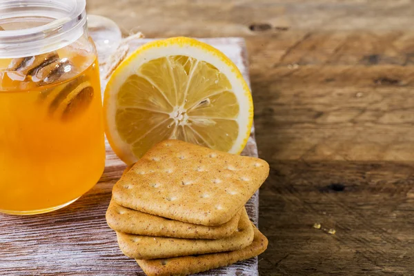Galletas de limón y miel — Foto de Stock