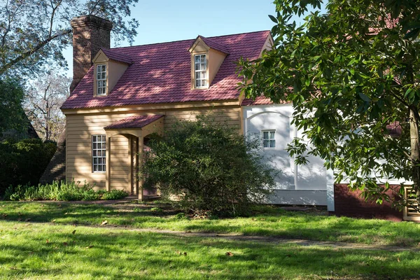 Дом Времен Гражданской Войны Расположенный Историческом Парке Вирджинии — стоковое фото