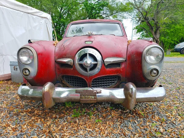 Leesburg Wirginia Usa Października 2020 Rocznik 1950 Land Cruiser Studebaker — Zdjęcie stockowe