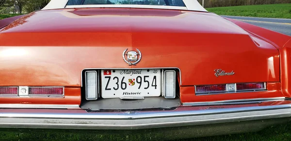 Marlynd Usa May 2020 Vintage Cadillac Eldorado Back View Close — Zdjęcie stockowe