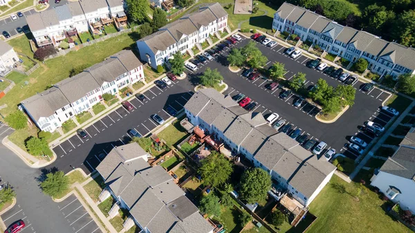 Leesburg Virginia Usa Juni 2021 Flygfoto Över Leesburg Virginia Gårdsområde — Stockfoto